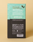 Sea Salt Dark Chocolate bar, back of package with ingredients and nutrition facts