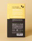Lemon Ginger Dark Chocolate bar, back of package with ingredients and nutrition facts